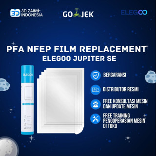 Original ELEGOO Jupiter SE PFA NFEP Film Replacement Pack Isi 5 Pcs - Isi 5 Pcs
